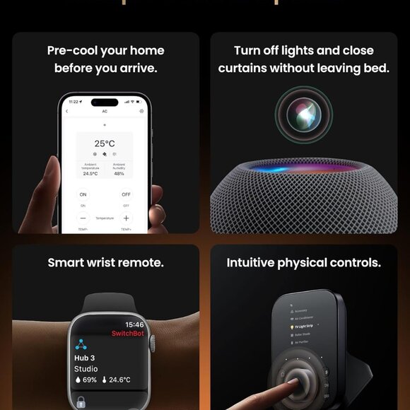 Hub 3 3rd Gen, Smart Home Hub with 2.4" IPS Screen & Knob Control, WiFi Thermome - Picture 8 of 9